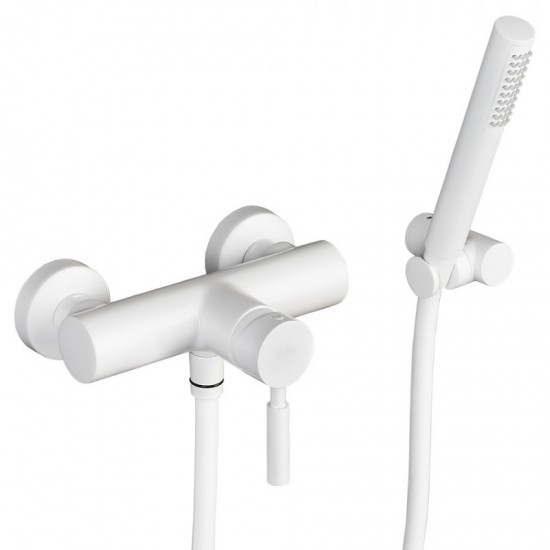 Μπαταρία Ντουζιέρας La Torre New Tech 12060-300 White Matt (Λευκό Ματ)