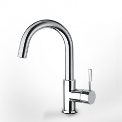 Μπαταρία νιπτήρα Μεσαίου Ύψους La Torre New Tech Chrome 12601-100 Χρωμέ 