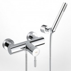 Μπαταρία Ντουζιέρας La Torre New Tech Chrome 12060-100 Χρωμέ