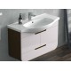 Νιπτήρας Επίπλου Πορσελάνης 80x46.5cm Cerastyle Lila VB018M22U00 Λευκό Νιπτήρας Επίπλου Πορσελάνης 80x46.5cm Cerastyle Lila VB018M22U00 Λευκό