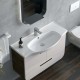Νιπτήρας Επίπλου Πορσελάνης 80x46.5cm Cerastyle Lila VB018M22U00 Λευκό Νιπτήρας Επίπλου Πορσελάνης 80x46.5cm Cerastyle Lila VB018M22U00 Λευκό