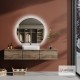 Φωτιζόμενος Καθρέπτης Μπάνιου Led Luminor Moon 110 MON110