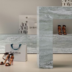 Πλακάκι Marazzi Allmarble Verde Cipollino Lux Rt 75x150 cm MEL7 Γυαλιστερό Μαρμαριζέ