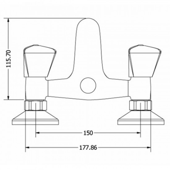 Μπαταρία Λουτρού 00-4100 Milena Modea