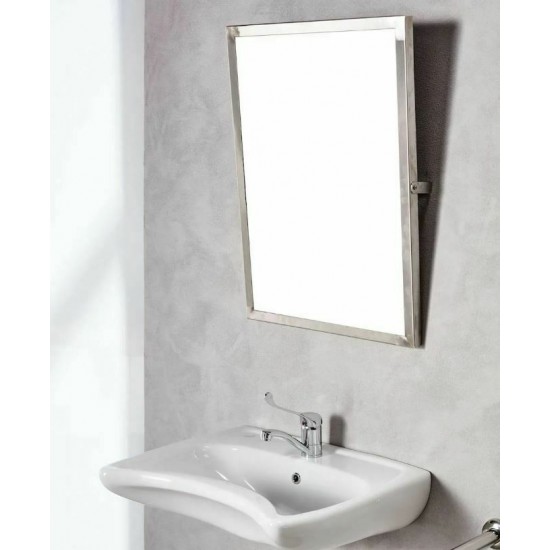 ΑΜΕΑ Καθρέφτης Κρεμαστός Inox 50×70 Creavit 82001