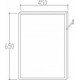 ΑΜΕΑ Καθρέφτης Κρεμαστός Inox 50×70 Creavit 82001