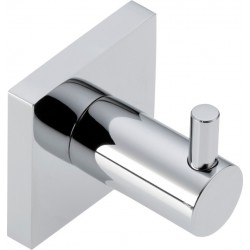 Άγκιστρο Μονό Μπάνιου Ορειχάλκινο Inox Χρωμέ Verdi Delta 3060222