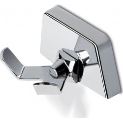 Άγκιστρο Διπλό Μπάνιου Ορειχάλκινο Χρωμέ Geesa Standard Hotelia 5254