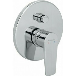 Εντοιχισμένη μπαταρία ντουζιέρας Αναμεικτική Ορειχάλκινη Διπλή - Δύο Εξόδων Modea Optima 00-7500 Χρωμέ