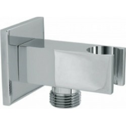 Επίτοιχη Παροχή Νερού με Στήριγμα Τηλεφώνου Modea 00-7551 Χρωμέ