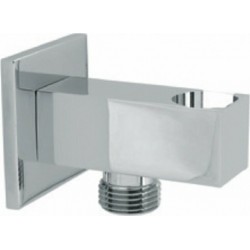 Επίτοιχη Παροχή Νερού με Στήριγμα Τηλεφώνου Modea 00-7553 Χρωμέ
