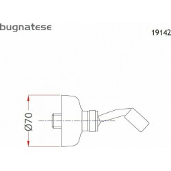 Επίτοιχο Στήριγμα Τηλεφώνου Bugnatese 19142-100 Χρωμέ Επίτοιχο Στήριγμα Τηλεφώνου Bugnatese 19142-100 Χρωμέ