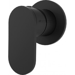 Εντοιχισμένος Ορειχάλκινος Μίκτης ντουζιέρας 1 εξόδου Armando Vicario Slim 500050-400  Black Matt (Μαύρο Ματ)