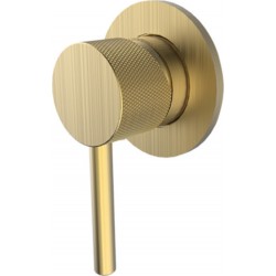 Εντοιχισμένος Ορειχάλκινος Μίκτης ντουζιέρας 3 εξόδων Armando Vicario Industrial Brushed Gold (Χρυσό)