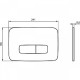 Πλακέτα Χειρισμού Ideal Standard ProSys Oleas M3 R0123A6 Μαύρη Ματ Διπλή Πλακέτα Χειρισμού Ideal Standard ProSys Oleas M3 R0123A6 Μαύρη Ματ Διπλή