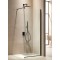 Διαχωριστικό Ντουζιέρας Tema Free 90x195cm Walk-In Black Matt