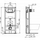 Εντοιχιζόμενο καζανάκι Prosys 120 R009467 Ideal Standard Βαρέως Τύπου Εντοιχιζόμενο καζανάκι Prosys 120 R009467 Ideal Standard Βαρέως Τύπου