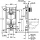 Καζανάκι Εντοιχιζόμενο Rapid SL Grohe 38745001 Ένθετο ή Επίτοιχο σε γυψοσανίδα Για Κρεμαστές Λεκάνες Με Πλακέτα 38505 Καζανάκι Εντοιχιζόμενο Rapid SL Grohe 38745001 Ένθετο ή Επίτοιχο σε γυψοσανίδα Για Κρεμαστές Λεκάνες Με Πλακέτα 38505