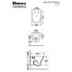 Λεκάνη Κρεμαστή Bianco Ceramica Aida Rimless Bianco Ceramica AD11000SC-300 Λεκάνη Κρεμαστή Bianco Ceramica Aida Rimless Bianco Ceramica AD11000SC-300