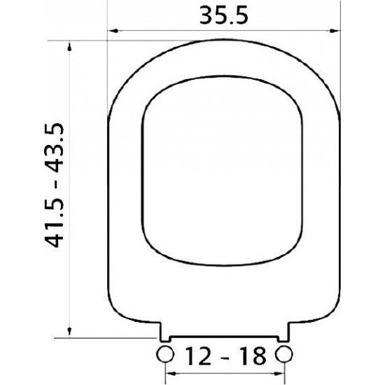 Κάλυμμα Λεκάνης Λευκό Duroplast Elvit 1226 Verdi-Tesi-Selecta 41.5-43,5x35.5 εκ Κάλυμμα Λεκάνης Λευκό Duroplast Elvit 1226 Verdi-Tesi-Selecta 41.5-43,5x35.5 εκ