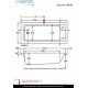 Μπανιέρα Υδρομασάζ Carron Quantum 457CH ένθετη ή με ποδιά 180 x 80 cm Μπανιέρα Υδρομασάζ Carron Quantum 457CH ένθετη ή με ποδιά 180 x 80 cm