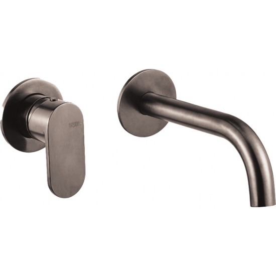 Εντοιχιζόμενη μπαταρία νιπτήρα Armando Vicario Slim 500045-410 Black Brushed Εντοιχιζόμενη μπαταρία νιπτήρα Armando Vicario Slim 500045-410 Black Brushed