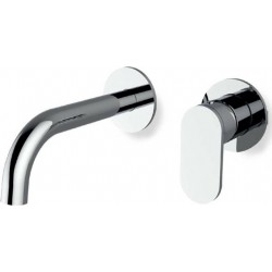 Εντοιχισμένη Μπαταρία Νιπτήρα Αναμεικτική Ορειχάλκινη Armando Vicario Slim 500045-100 Χρωμέ