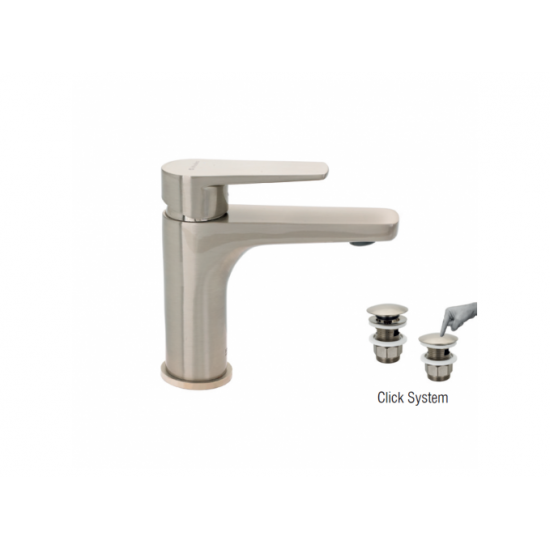 Μπαταρία Νιπτήρα Modea Optima Vivid Total Brushed Nickel 00-2561-1 Μπαταρία Νιπτήρα Modea Optima Vivid Total Brushed Nickel 00-2561-1