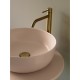 Επικαθήμενος Νιπτήρας Πορσελάνης 39x39cm Scarabeo Glam 1807-810 Ροζ Επικαθήμενος Νιπτήρας Πορσελάνης 39x39cm Scarabeo Glam 1807-810 Ροζ