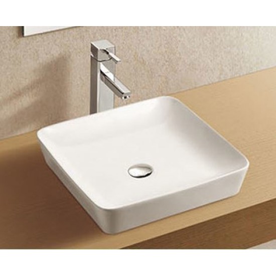 Νιπτήρας Μπάνιου Επικαθήμενος Τετράγωνος Karag LT 2183N 46,4x46,5x10cm