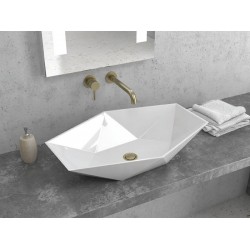 Νιπτήρας Μπάνιου LT1139 Επικαθήμενος 64Χ41,5Χ12,5 cm