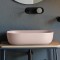 Επικαθήμενος Νιπτήρας Πορσελάνης 56x39cm Scarabeo Glam 1804-810 Ροζ