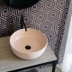 Επικαθήμενος Νιπτήρας Πορσελάνης 33x33cm Scarabeo Glam 1808-810 Ροζ Επικαθήμενος Νιπτήρας Πορσελάνης 33x33cm Scarabeo Glam 1808-810 Ροζ