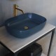Επικαθήμενος Νιπτήρας Πορσελάνης 56x39cm Scarabeo Glam 1804-600 Ocean Μπλε Επικαθήμενος Νιπτήρας Πορσελάνης 56x39cm Scarabeo Glam 1804-600 Ocean Μπλε