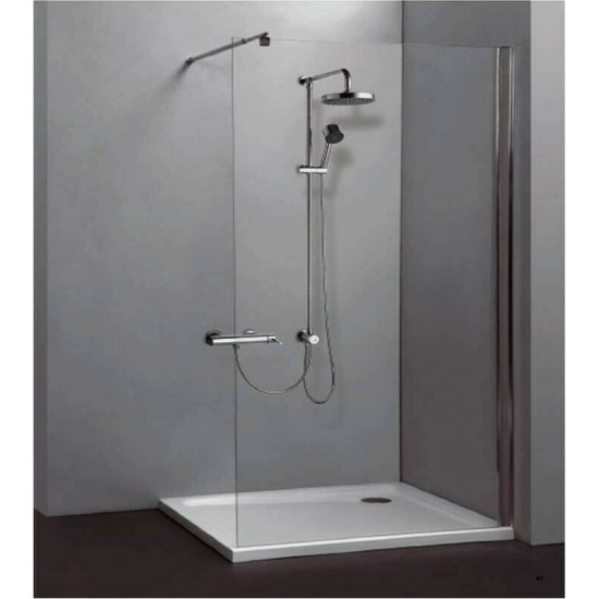 Ντουζιέρα Τετράγωνη Karag New Flat 1 80 x 80 x 5.5 cm