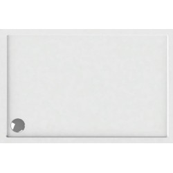 Ντουζιέρα Ορθογώνια Karag New Flat 4 80X100 Λευκή