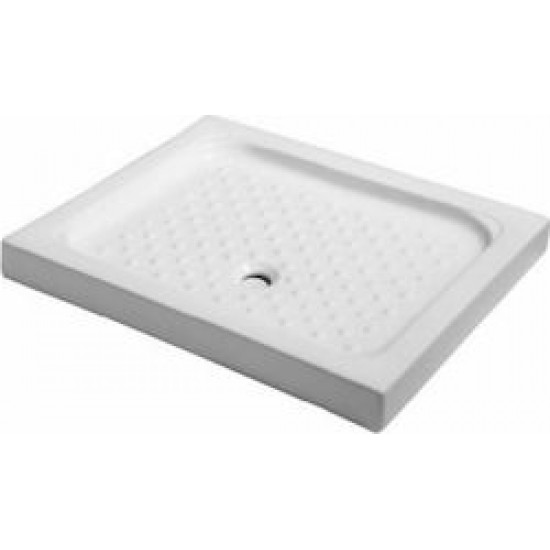 Ντουζιέρα Ορθογώνια Tema Eco 80x100x10cm Λευκό Ντουζιέρα Ορθογώνια Tema Eco 80x100x10cm Λευκό