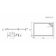 Ντουζιέρα Ορθογώνια Karag New Flat 18 80X170 Λευκή Ακρυλική Ντουζιέρα Ορθογώνια Karag New Flat 18 80X170 Λευκή Ακρυλική