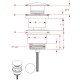 Βαλβίδα Clic-Clac La Torre New Tech RV0338-221 Bronze Βαλβίδα Clic-Clac La Torre New Tech RV0338-221 Bronze