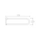 Μπάρα Ανακλεινόμενη Inox AMEA 75cm 82007 Μπάρα Ανακλεινόμενη Inox AMEA 75cm 82007