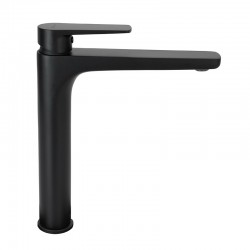 Μπαταρία Νιπτήρα Ψηλή με Ρουξούνι 235 mm Optima Plus Modea 00-2508/B Μαυρό