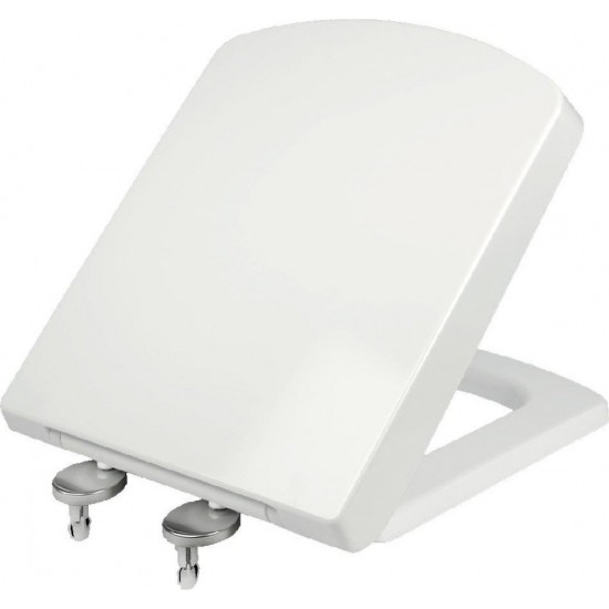 Κάλυμα Λεκάνης Duroplast Elvit 0403 Soft Close Universal Quadro (40-44) x 35,5 cm