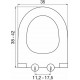 Κάλυμα Λεκάνης Duroplast Elvit 0407 Soft Close Boreal (38-42) x 35 cm Κάλυμα Λεκάνης Duroplast Elvit 0407 Soft Close Boreal (38-42) x 35 cm