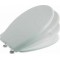 Κάλυμμα Λεκάνης Satin Soft Close Βαρέως Τύπου Πολυπροπυλενίου Λευκό 56-3262 Viospiral 43.9x36.4cm
