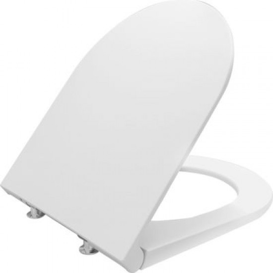 Κάλυμμα Λεκάνης Duroplast 0198 Qeen Εlvit Λευκό Soft Close 43,8x36.1εκ Κάλυμμα Λεκάνης Duroplast 0198 Qeen Εlvit Λευκό Soft Close 43,8x36.1εκ