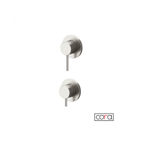 Μίκτης Εντοιχισμού Με Εκτροπέα Cora Cosmo 316L 2/3 Εξόδων Inox Brushed Μίκτης Εντοιχισμού Με Εκτροπέα Cora Cosmo 316L 2/3 Εξόδων Inox Brushed