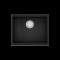 Νεροχύτης Γρανιτένιος Sanitec Ultra Granite 819 (50X40) Nero (Μαυρο) Βαρέως Τύπου με 1 Μεγάλη Γούρνα