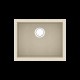 Νεροχύτης Γρανιτένιος Sanitec Ultra Granite 819 (50X40) Ocra (Ωχρα) Βαρέως Τύπου με 1 Μεγάλη Γούρνα