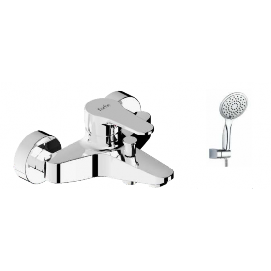 Μπαταρία Λουτρού Σετ Forte Mix M2401 Chrome Μπαταρία Λουτρού Σετ Forte Mix M2401 Chrome
