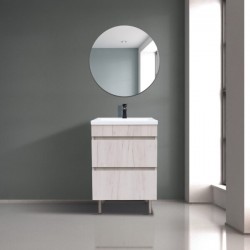 Έπιπλο Μπάνιου Επιδαπέδιο Star 65cm Ice Grey Chrisart